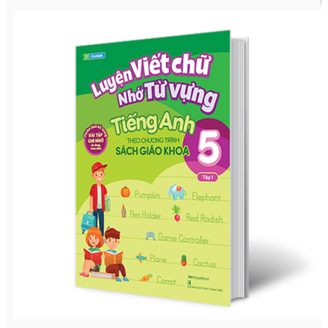 Sách - Luyện viết chữ nhớ từ vựng tiếng Anh theo chương trình Sách giáo khoa Lớp 5 – Tập 1