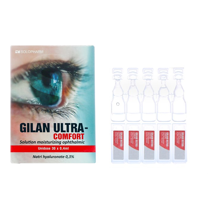 Gilan ultra comfort 0.3% & Gilan comfort 0.18% (hộp 30 ống x 0.4ml)