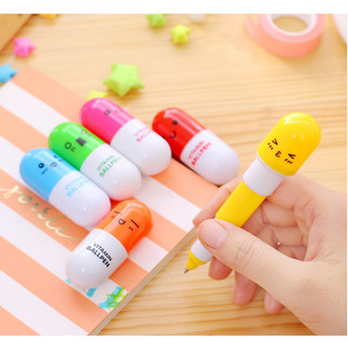 Bút viết hình viên thuốc, bút thuốc đáng yêu bút bi cute