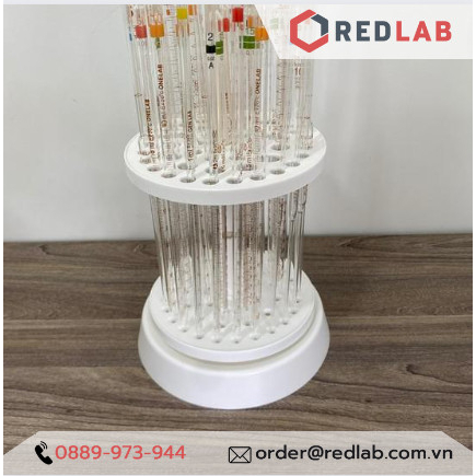 Giá đỡ pipet tròn 44 vị trí - kệ đựng pipet thẳng, pipet bầu 44 lỗ hãng ONELAB