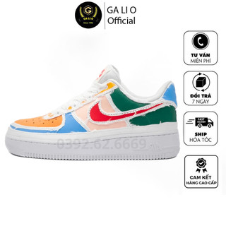 Giày sneaker af1 xé 2 màu full box full phụ kiện