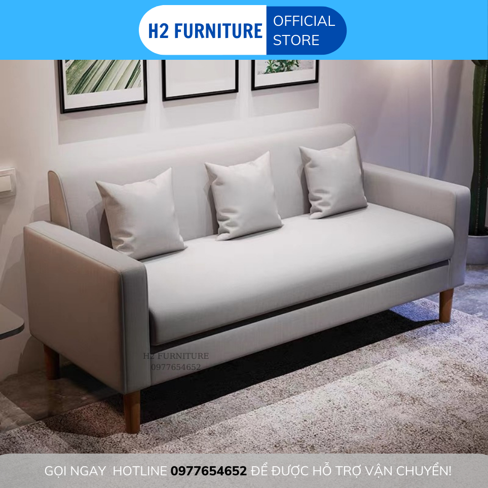 [Miễn ship HN] Combo sofa văng vuông đệm rời dễ dàng vệ sinh, màu sắc làm theo yêu cầu bảo hành 12 tháng, sofa mini