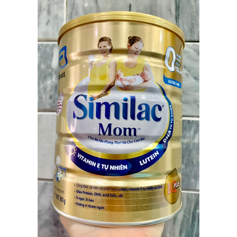 Sữa bầu Similac Mom 900g (Mẫu mới, HSD 02/2025)