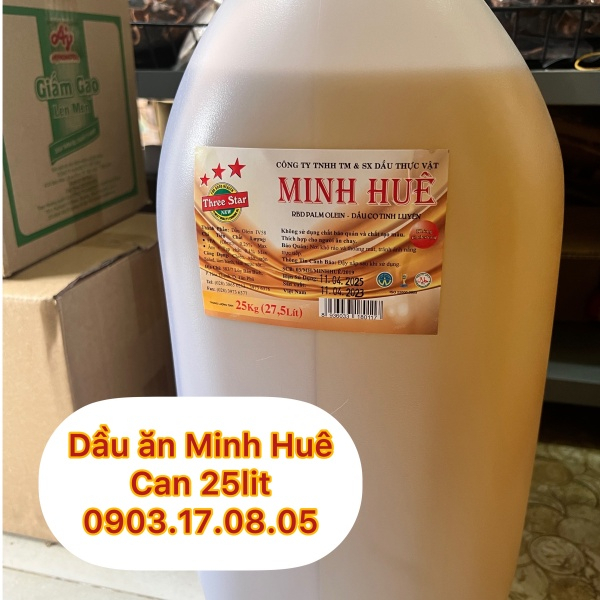 Dầu ăn Minh Huê Three Stars