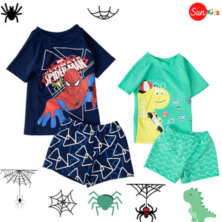 Đồ bơi bé trai Sunkids, đồ bơi cho bé size 2-10, bộ bơi bé trai in hình dễ thương