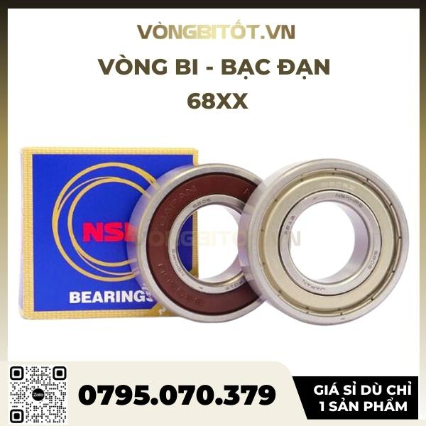 Vòng Bi Bạc Đạn 6800, 6801, 6802, 6803, 6804, 6805, 6806 ZZ 2RS  N.S.K - Hàng Đẹp - Chất Lượng Cao
