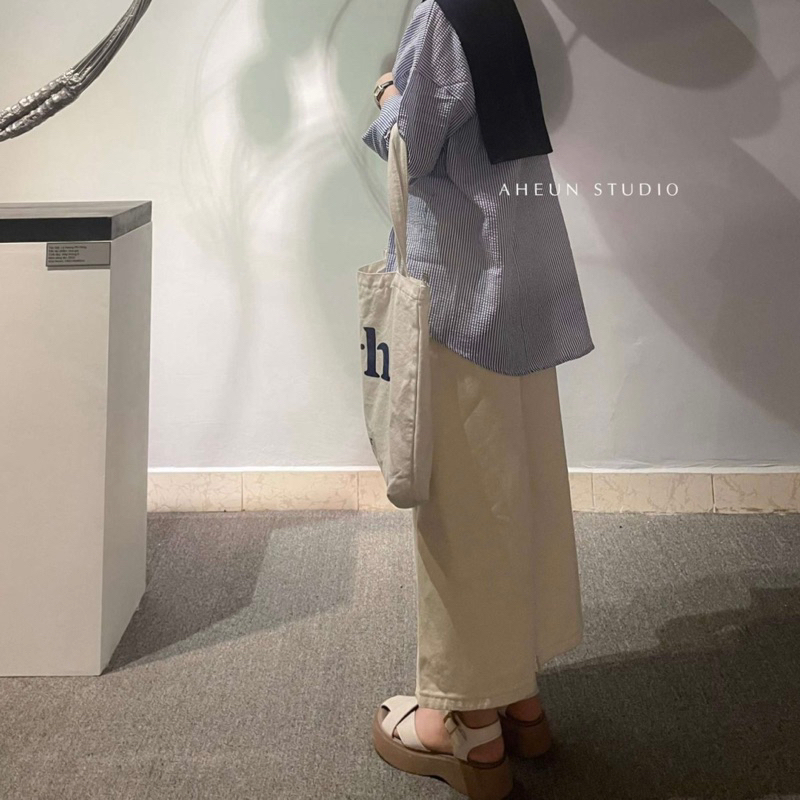 Chân Váy jean dài phong cách Hàn Quốc