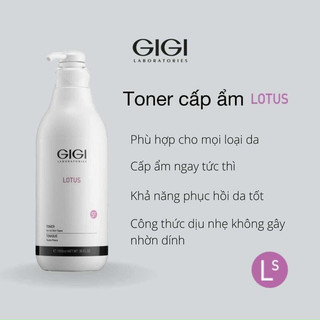 71 - nước hoa hồng cấp ẩm sâu ha gigi toner lotus 100ml