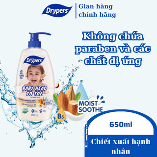 Sữa tắm Drypers chiết xuất hạnh nhân