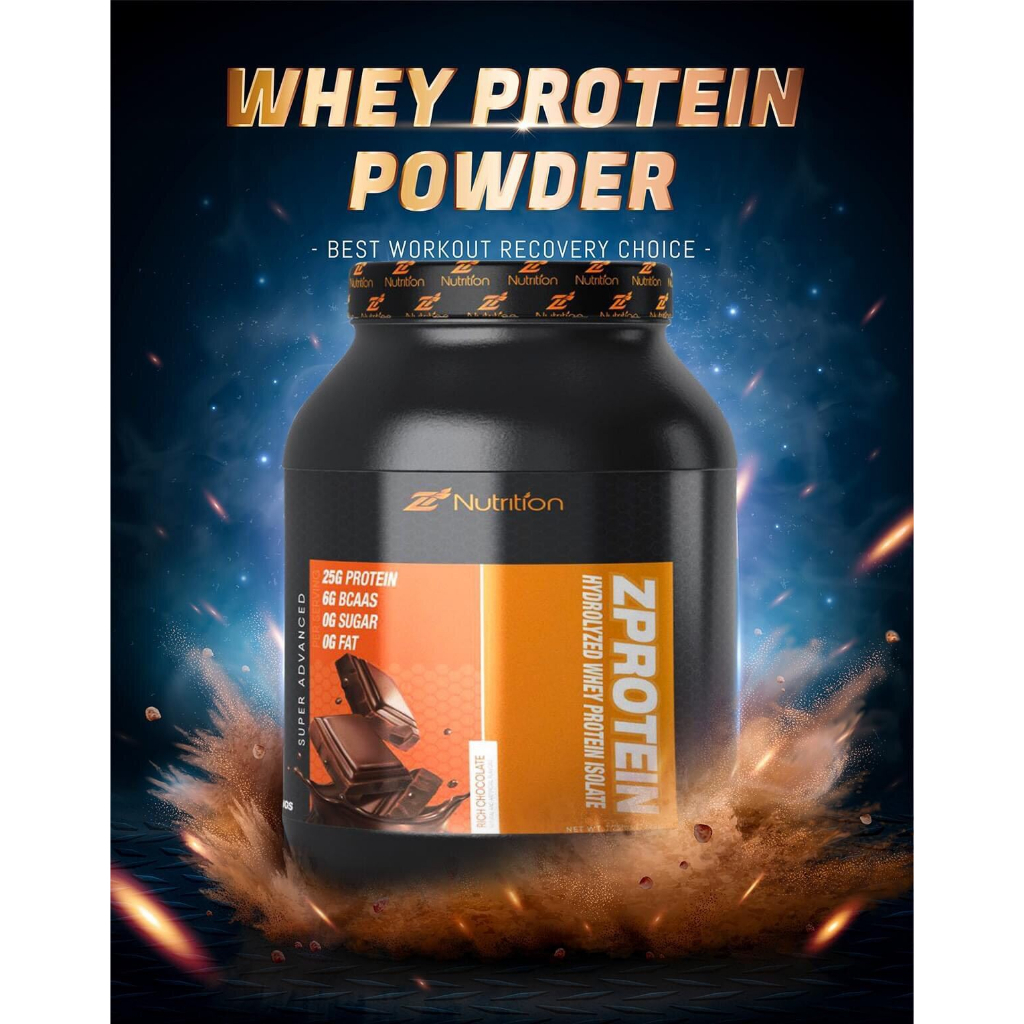 ZProtein Hydrolyzed Whey Protein Isolate, Sữa Whey Tăng Cơ Tinh Khiết 100%