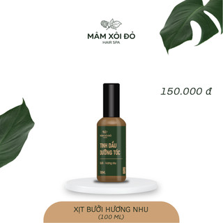 Xịt dưỡng tóc Mâm Xôi Đỏ, Bưởi - Hương nhu handmade