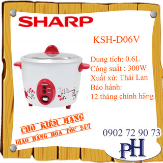Nồi cơm điện sharp ksh-d06v