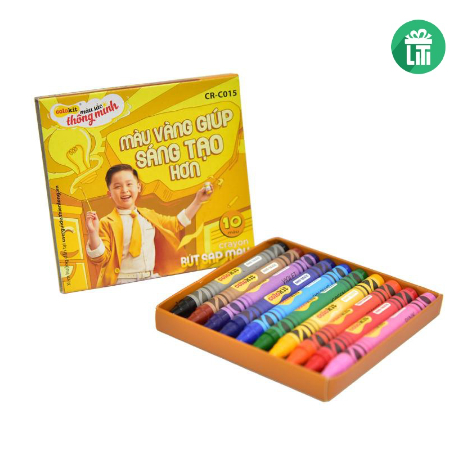 Bút sáp màu Thiên Long - hộp 10 màu Colokit