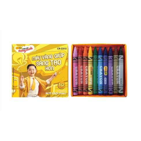 Bút sáp màu Thiên Long - hộp 10 màu Colokit