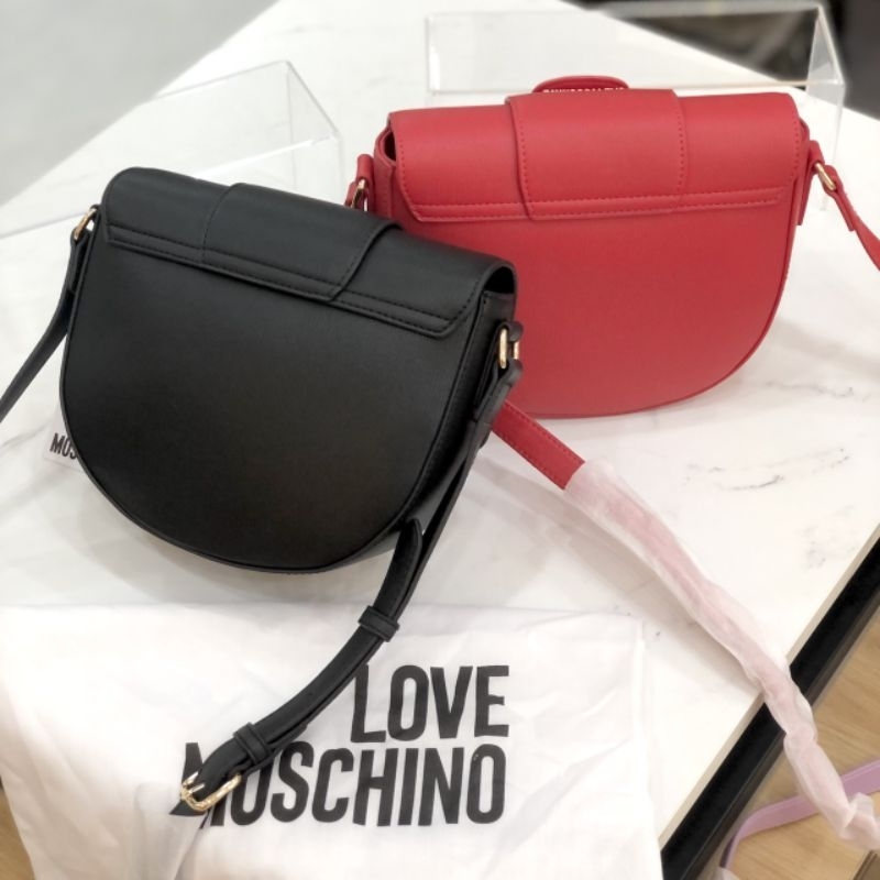 TÚI LOVE MOSCHINO saddle crossbody