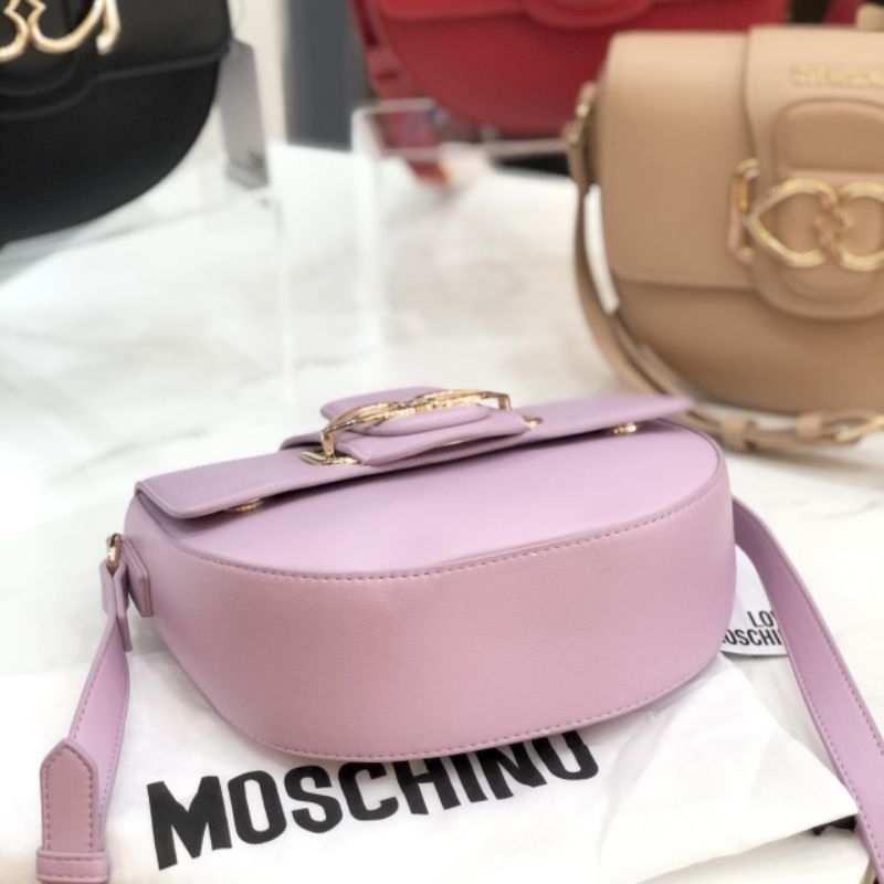 TÚI LOVE MOSCHINO saddle crossbody