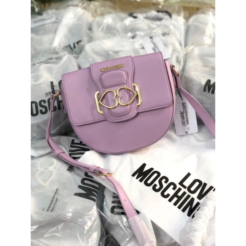 TÚI LOVE MOSCHINO saddle crossbody