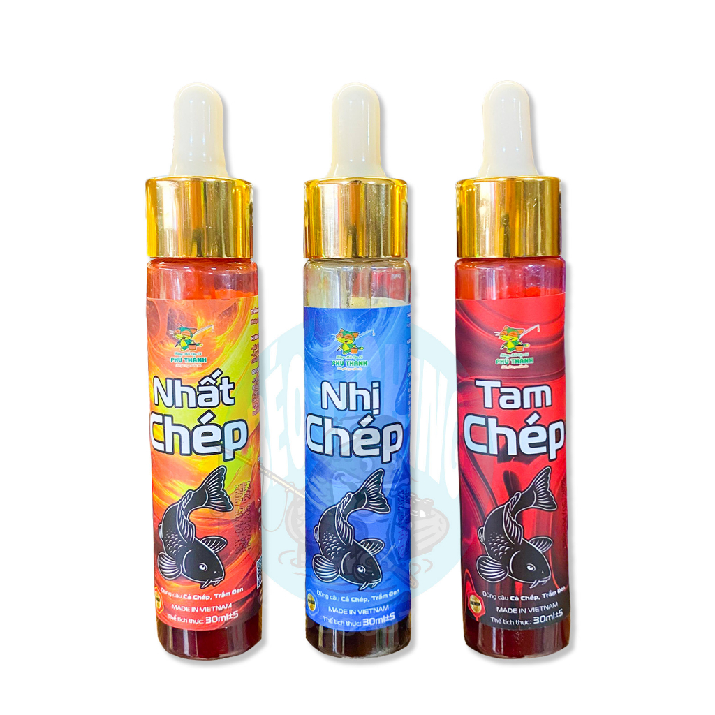 NHẤT CHÉP - NHỊ CHÉP - TAM CHÉP PHÚ THÀNH 30ml Câu Cá Chép Siêu Nhạy