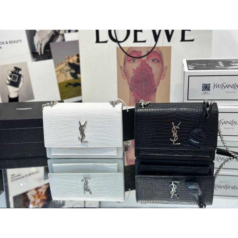 Túi đeo chéo dây xích da vân y••s•••l super fullbox