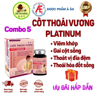 Combo 5 cốt thoái vương platinum - hộp 30 viên