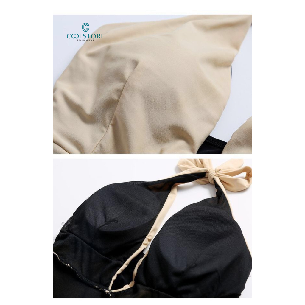 Bikini Đồ Bơi Cao Cấp Đồ Biển Sexy liền mảnh chéo eo tôn dáng Bikini_Coolstore