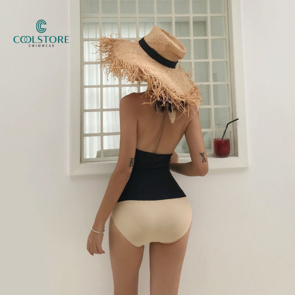 Bikini Đồ Bơi Cao Cấp Đồ Biển Sexy liền mảnh chéo eo tôn dáng Bikini_Coolstore