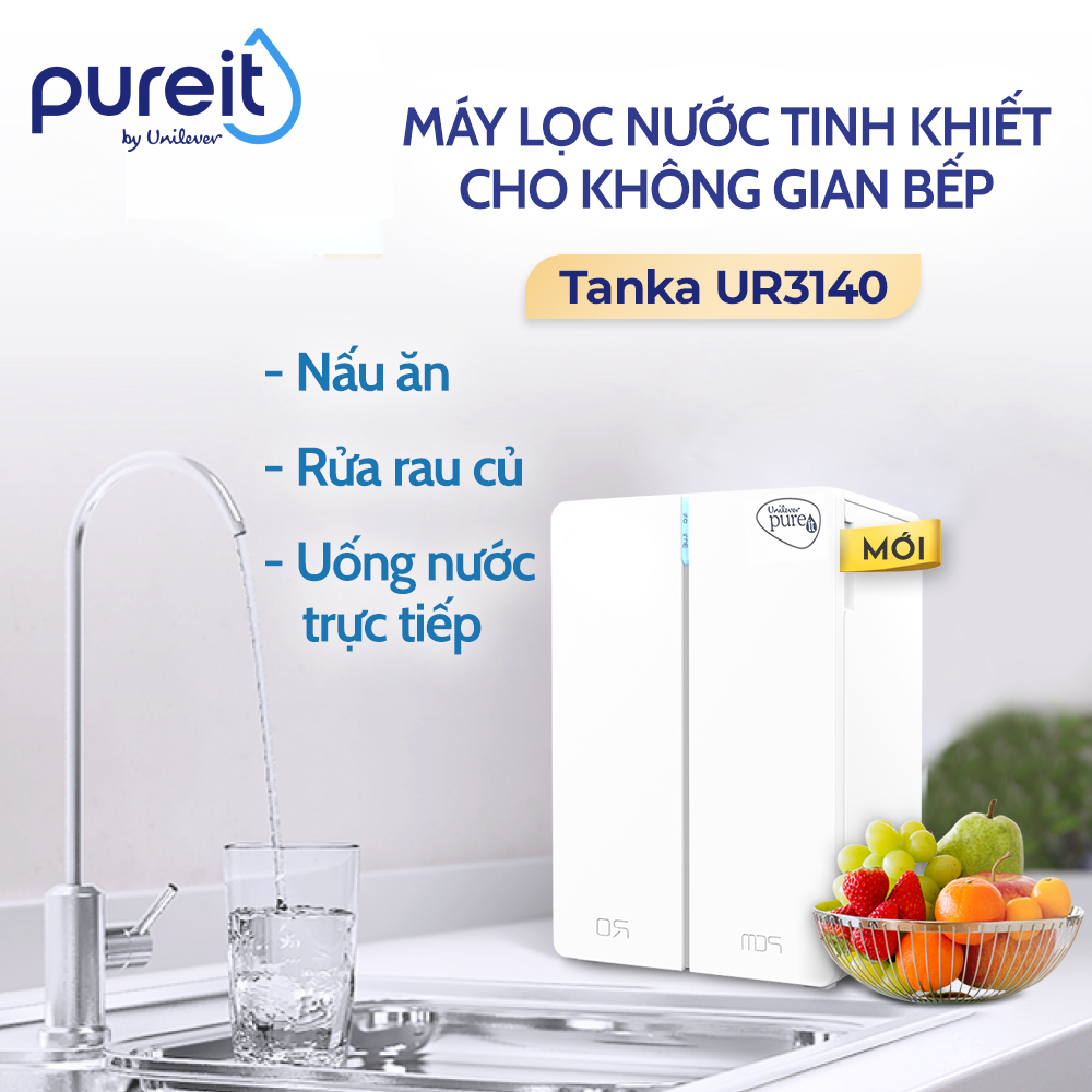 [ 25.10-27.10 QUÀ TẶNG 450K | MIỄN PHÍ LẮP ĐẶT | BẢO HÀNH 12 THÁNG ] Máy lọc nước Âm tủ bếp Pureit Tanka