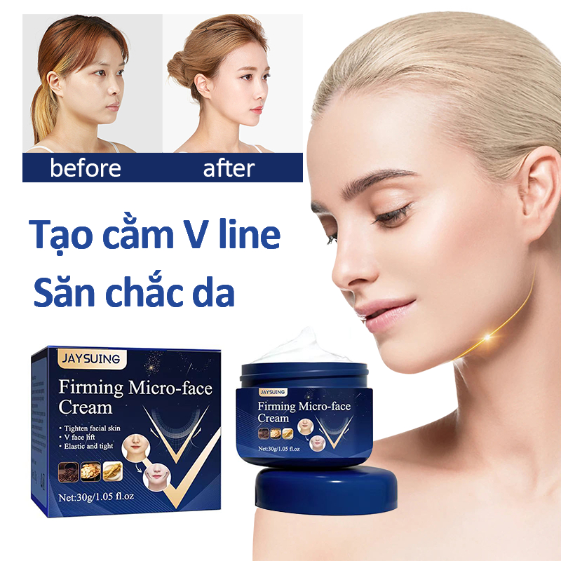 Kem giảm béo mặt tan mỡ nọng cằm làm thon mặt giảm nọng cằm săn cằm săn chắc da tạo cằm V line 30g