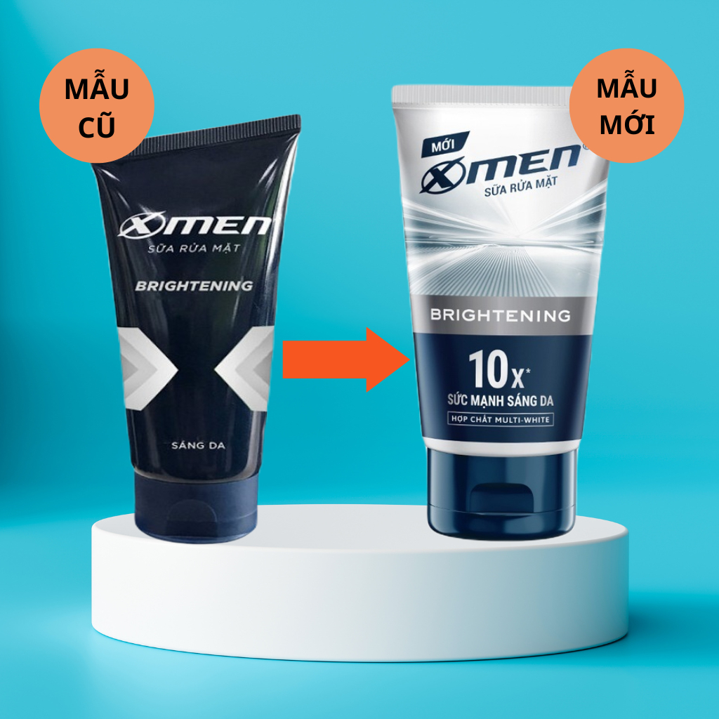 Sữa rửa mặt X-men sáng da (50gr/100gr) - Cho nam ( giao mẫu mới)