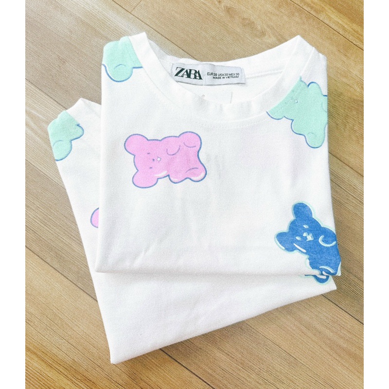 Set 2 bộ đùi hình gấu 2 màu vàng hồng cho bé gái