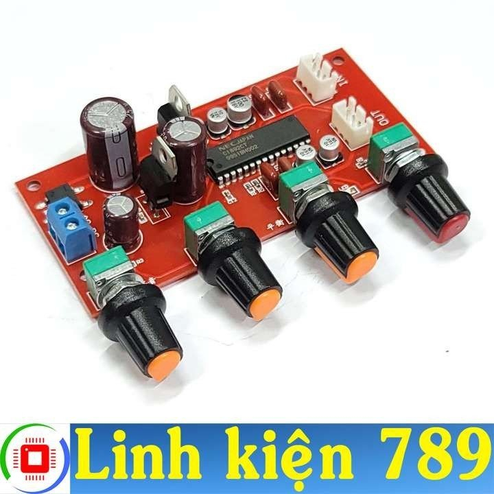 Mạch chỉnh âm sắc 12V đơn V6 nguồn vào 12-24VDC