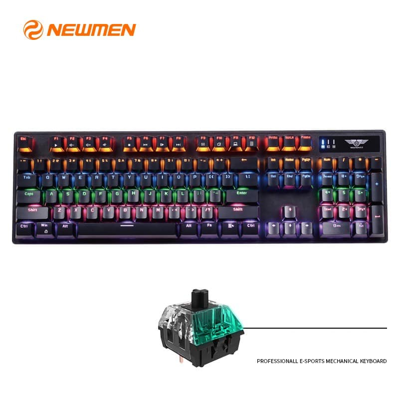 Bàn phím cơ Newmen GM325 - Bàn phím cơ chơi game chuyên nghiệp - Hàng Chính Hãng