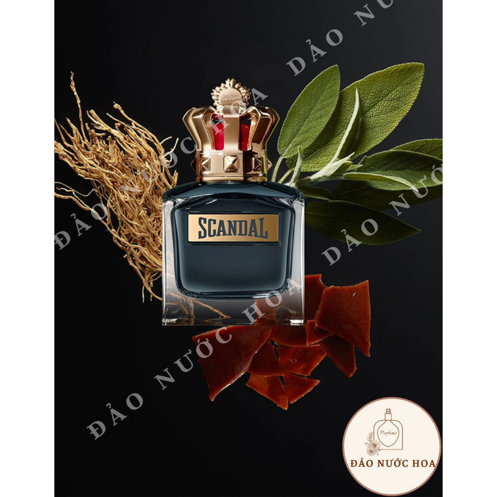 Nước hoa SCAN.DAL P.OUR HOM.ME 10ml quyến rũ nước hoa mạnh mẽ nam tính đảo nước hoa - A65
