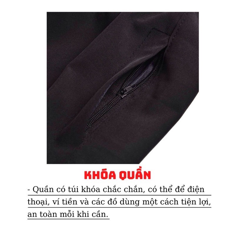 Quần Đùi Nam thể thao túi có khóa chất gió đẹp Camavinga shorgio