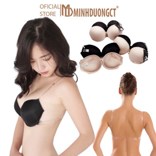 Áo Ngực Mút Dầy Dây Trong Dành Cho Đầm Hở Lưng - Hàng Chuẩn Loại 1 Chống Tuột Cúp Ngang [Minhduongct]