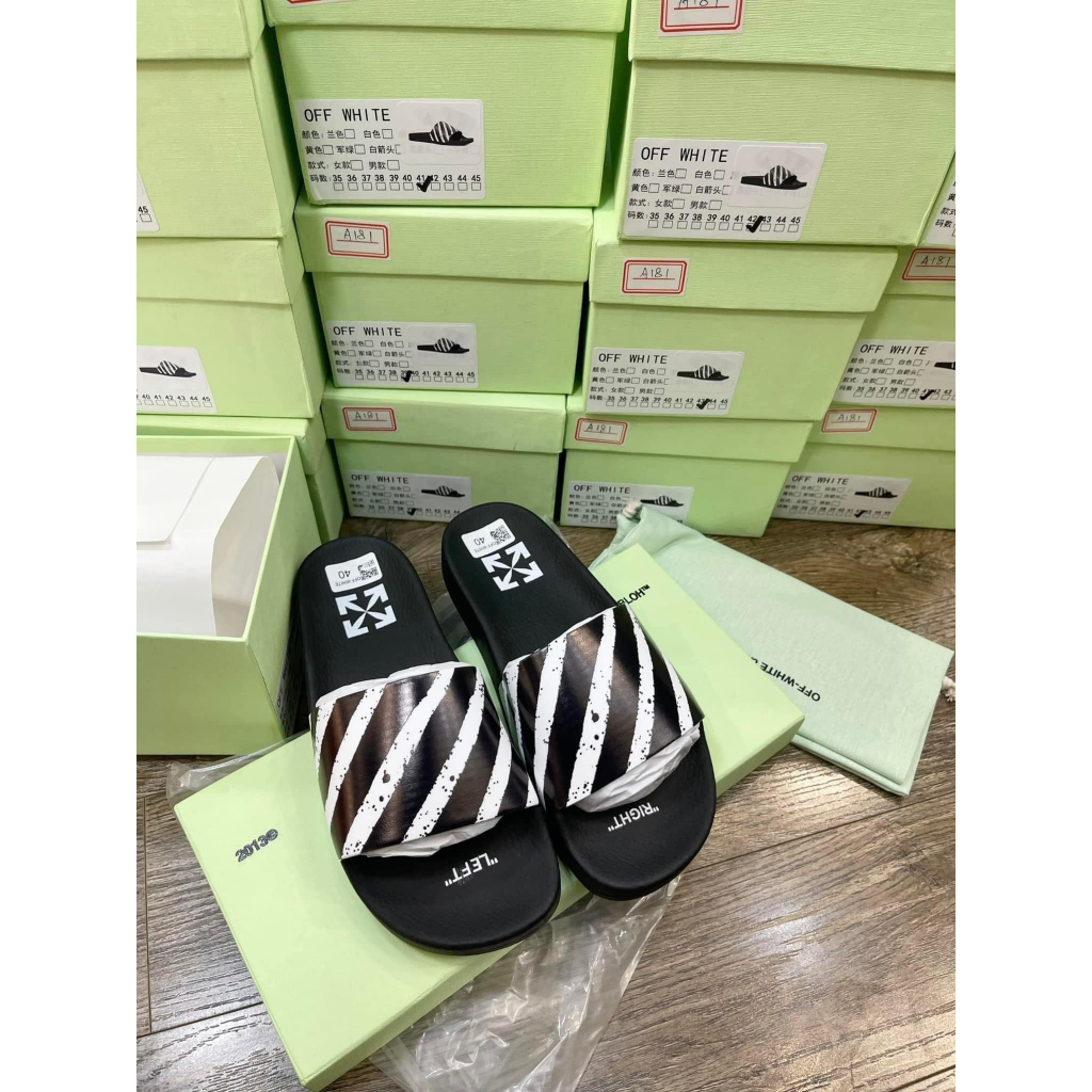 Dép Nam Nữ QUai NGang OFF White hot trend 2023