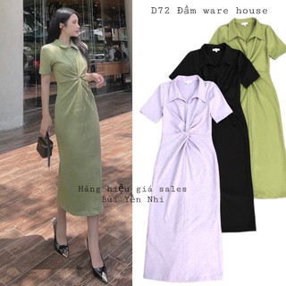 d64 đầm warehouse cổ khóa