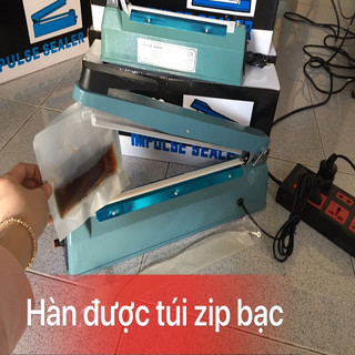máy hàn miệng túi nilon, zip, túi nhựa, túi giấy hàn mọi loại túi pfs300 30cm vò sắt nhanh chóng tiện lợi