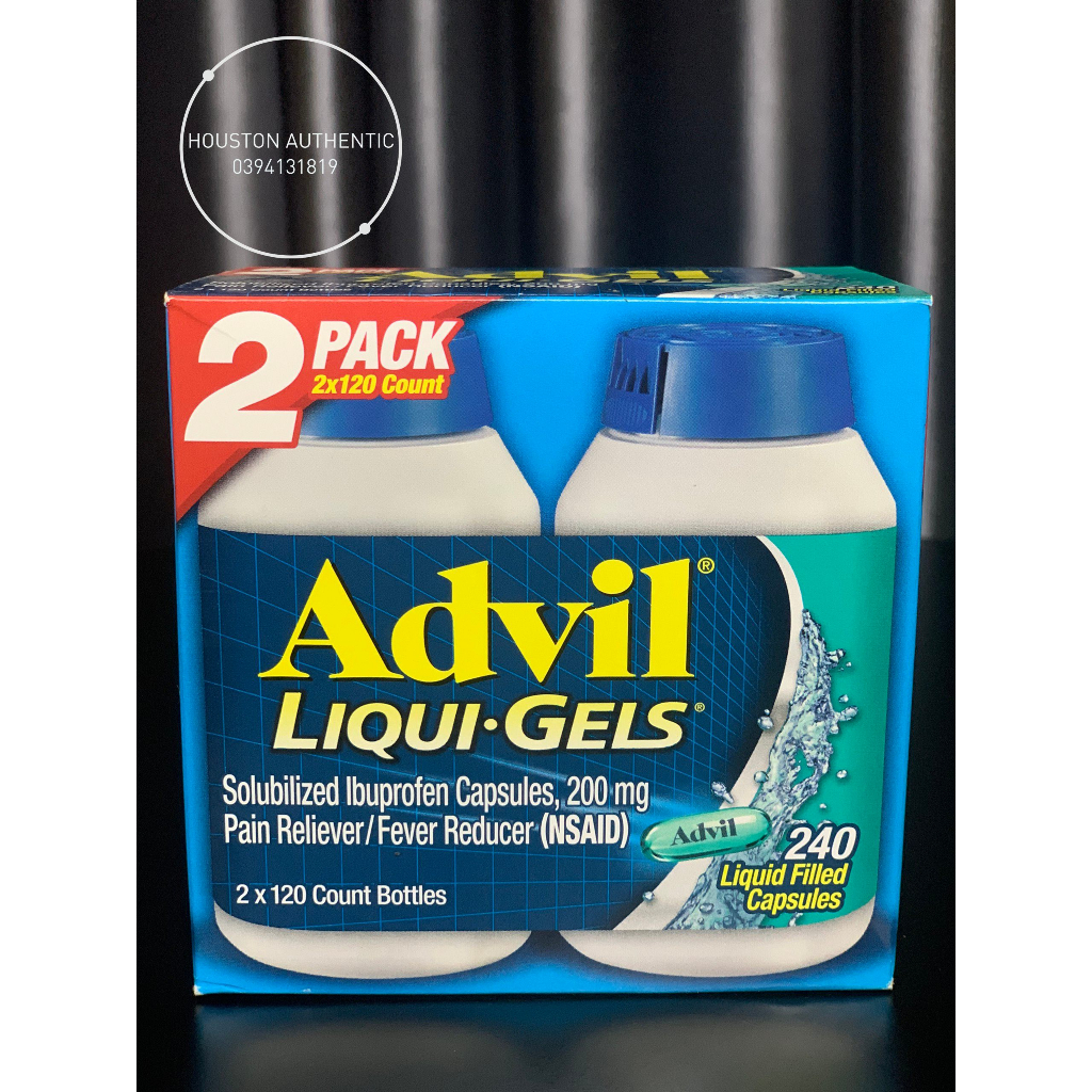 VIÊN UỐNG ÁDVIL 200mg 360 viên nén  _ Live mua hàng tại Mỹ