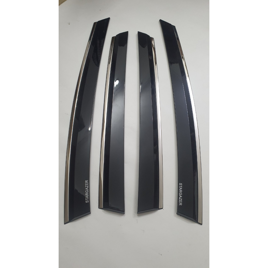 Vè Che Mưa Chỉ Inox Xe Huyndai Stargazer 2023 Mẫu Chỉ Inox Và Đen Thái Cao Cấp