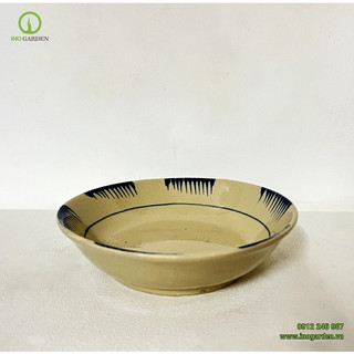 Đĩa sâu 18 phết xanh, đĩa kiểu xưa, chén đĩa nam bộ