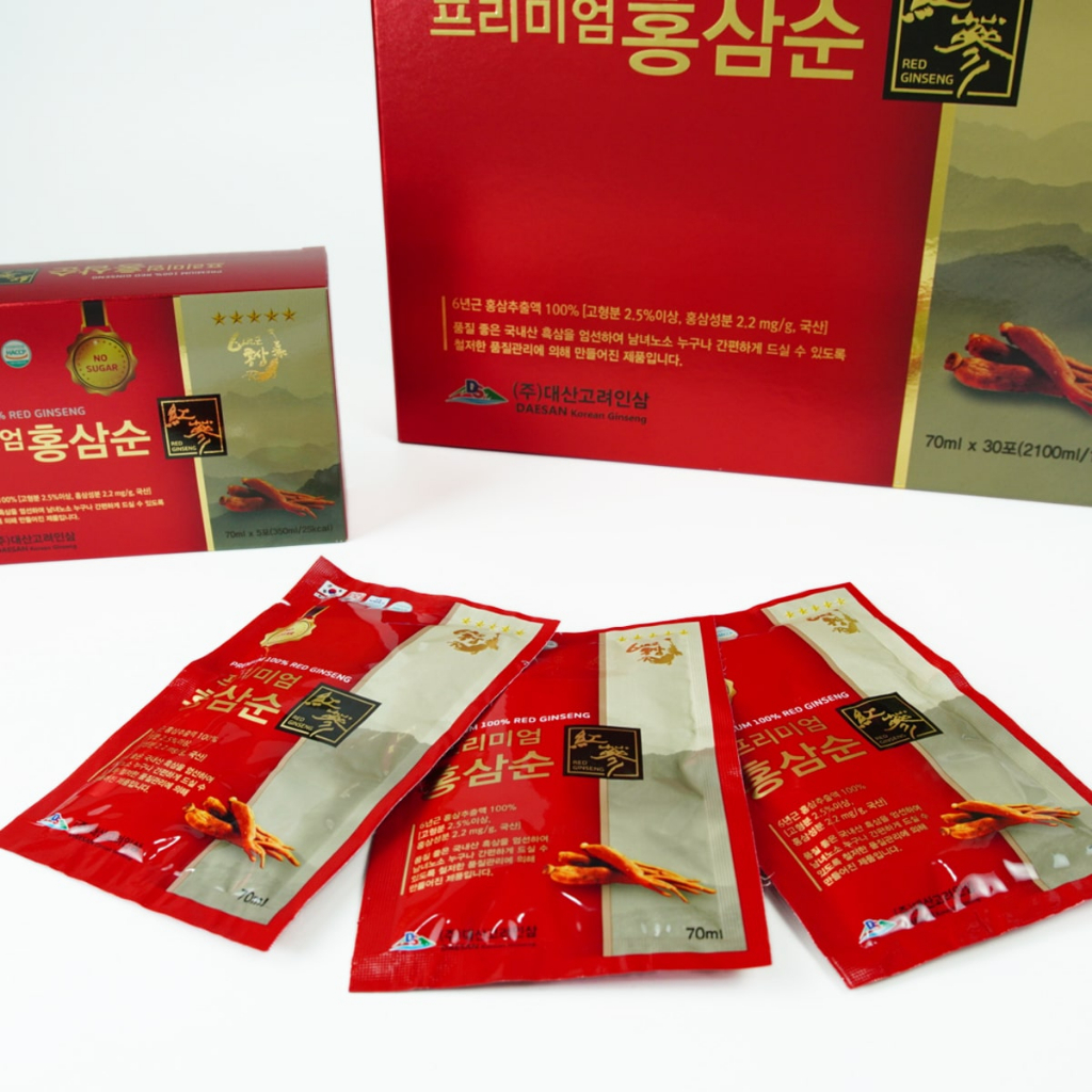 Nước Hồng Sâm Không Đường Daesan 30 gói – Giải Pháp Cho Người Tiểu Đường