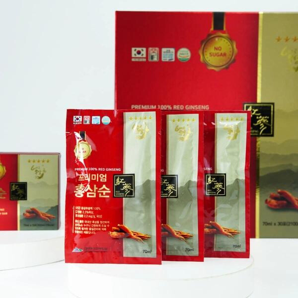 Nước Hồng Sâm Không Đường Daesan 30 gói – Giải Pháp Cho Người Tiểu Đường