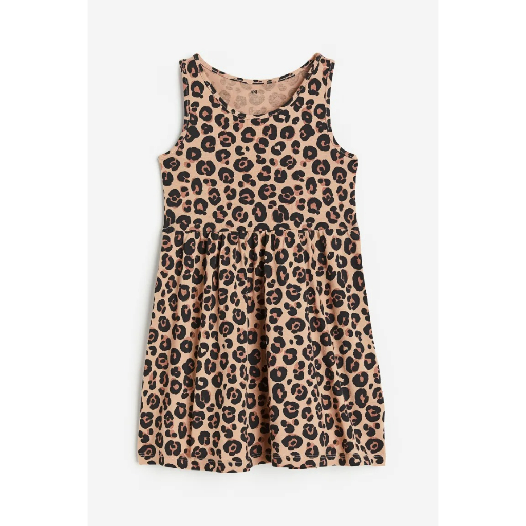 Váy sát nách hồng báo cầu vồng unicorn xanh ice cream hoa khủng long 1157735 HM H&M_authentic US