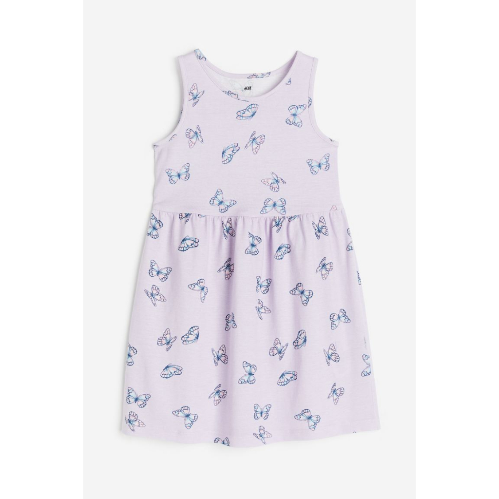 Váy sát nách hồng báo cầu vồng unicorn xanh ice cream hoa khủng long 1157735 HM H&M_authentic US