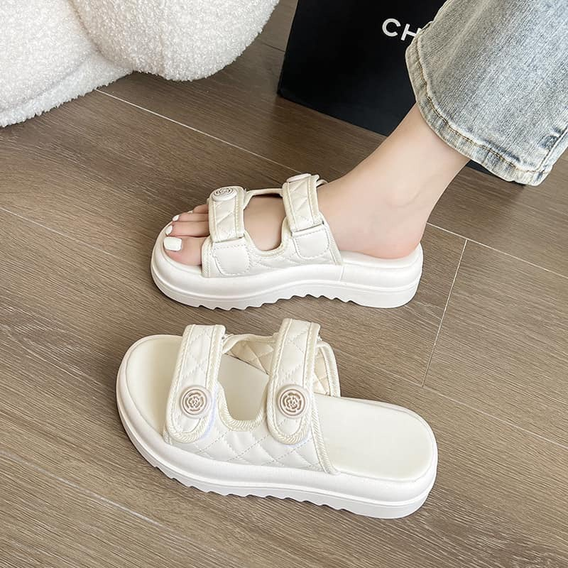 DÉP QUAI NGANG NỮ ĐỘN ĐẾ 7CM SIÊU ÊM CHÂN CHO CÁC NÀNG