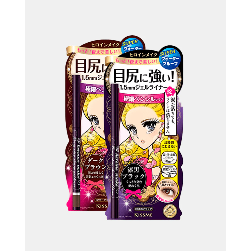Bút kẻ mắt nước KISSME Heroine Make Smooth Liquid Eyeliner Super Keep siêu mượt không trôi