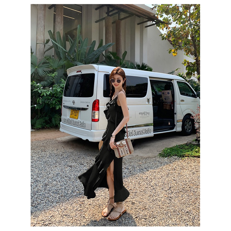 Váy hai dây dáng dài Mulvan1