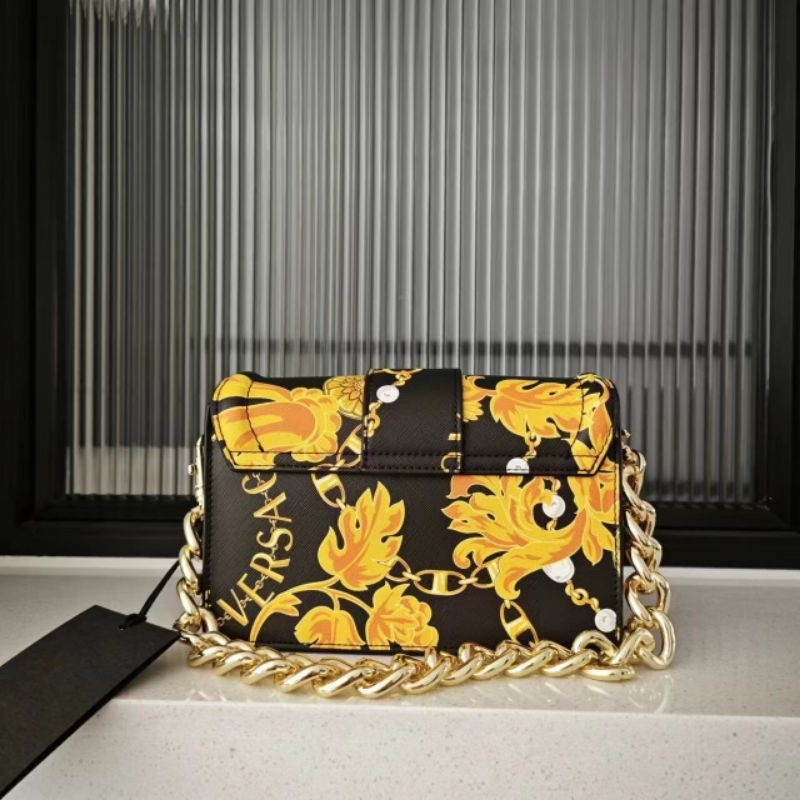 TÚI VERSACE JEAN COUTURE mini PHIÊN BẢN MỚI KÈM DÂY XÍCH