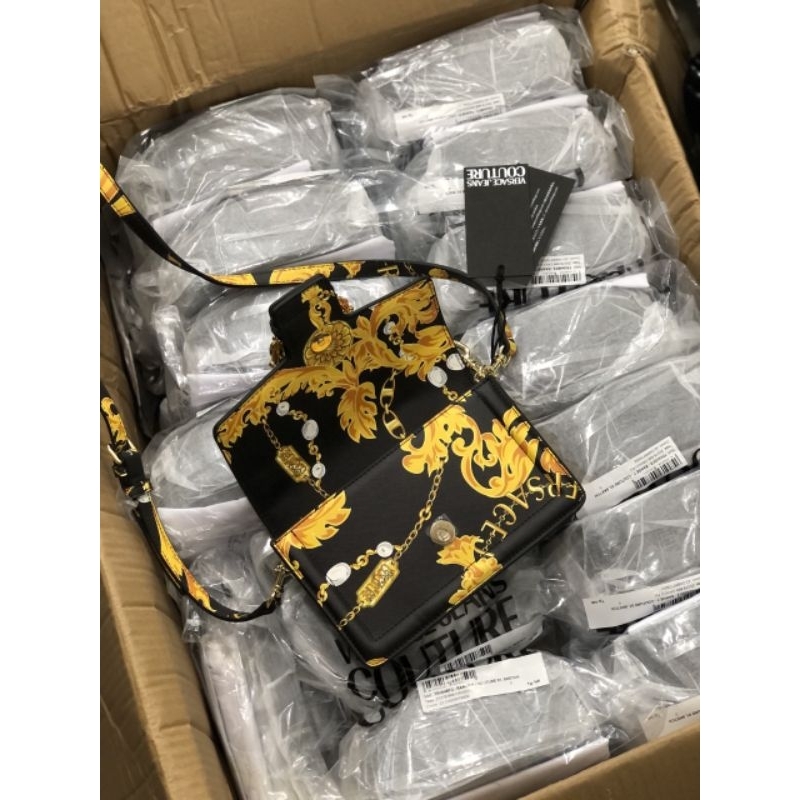TÚI VERSACE JEAN COUTURE mini PHIÊN BẢN MỚI KÈM DÂY XÍCH